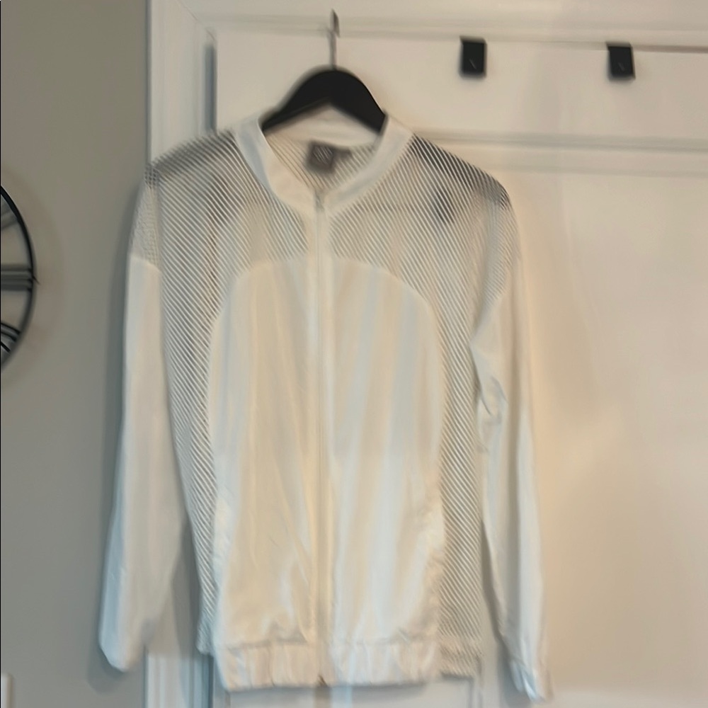 Chic White Bomber Jacket for Women